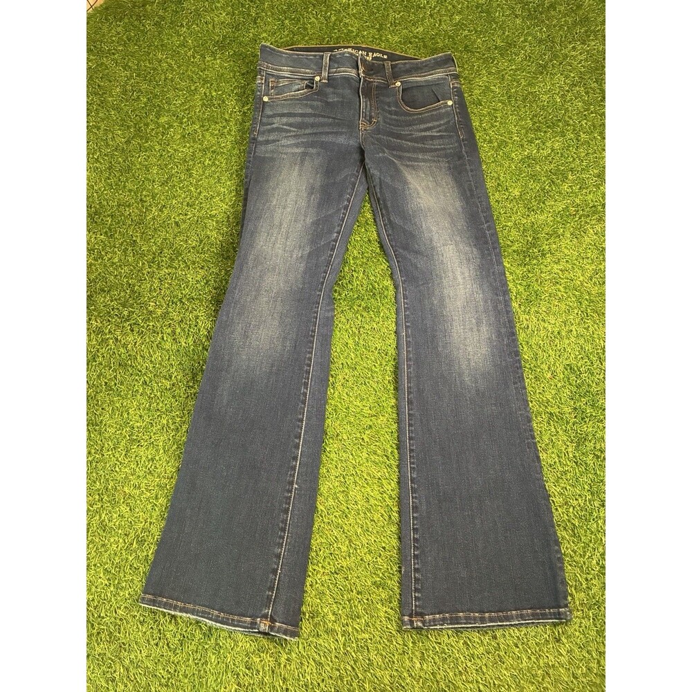 American Eagle Outfitters Super Stretch Bootcut Jeans Women’s Size 10 Dark Wash